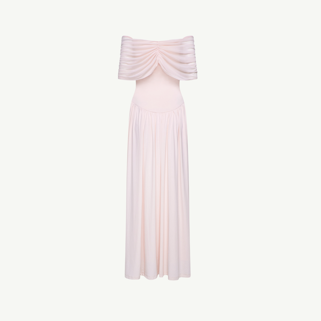 nya pleated maxi dress Nya Tulle Maxi Dress - Black